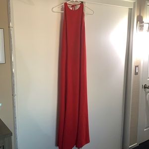 Long red dress!